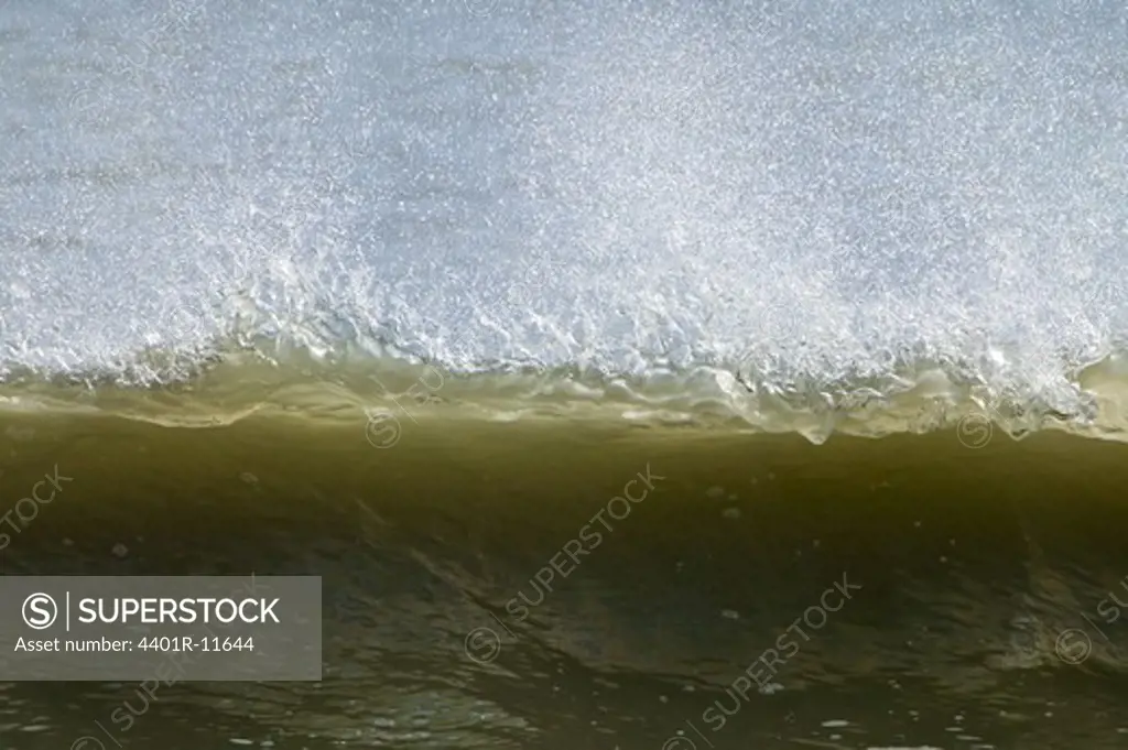 Waves at a beach