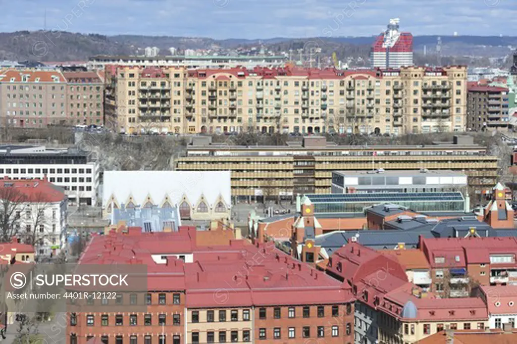 Scandinavia, Sweden, Gothenburg, View of cityscape