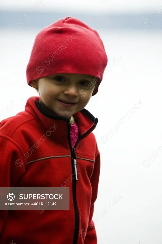 Portrait of a boy outdoors