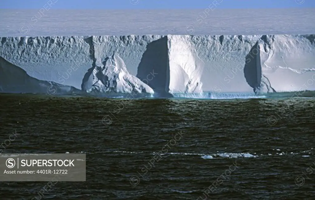 Sea and iceberg