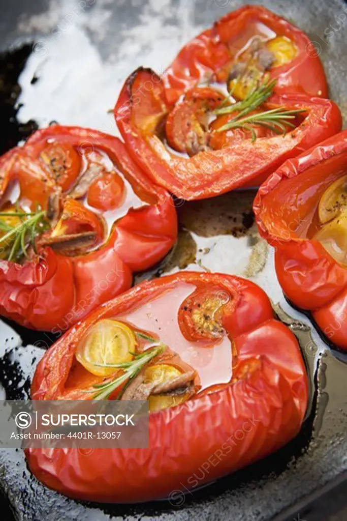 Tomatoes cooking