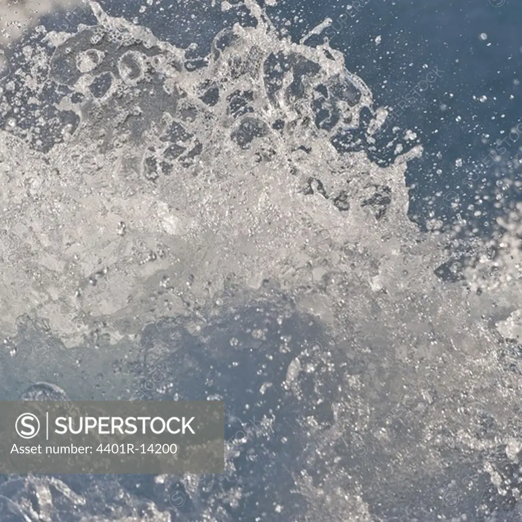 Close-up of splash in water