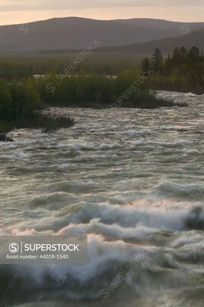 Rautas river, Lapland, Sweden.