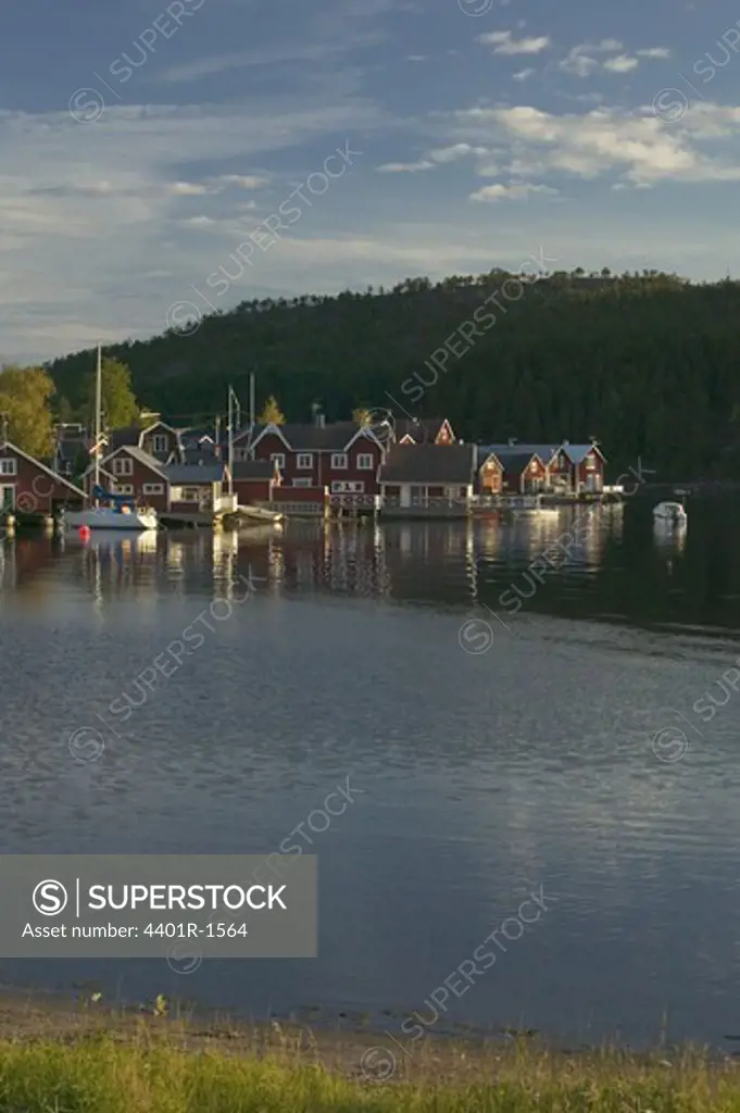 A fishing village, Angermanland, Sweden.