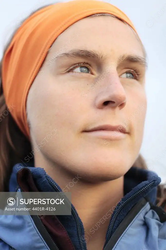 Portrait of a woman, Norway.