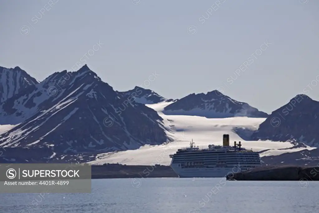 A cruiser in Svalbard, Norway.