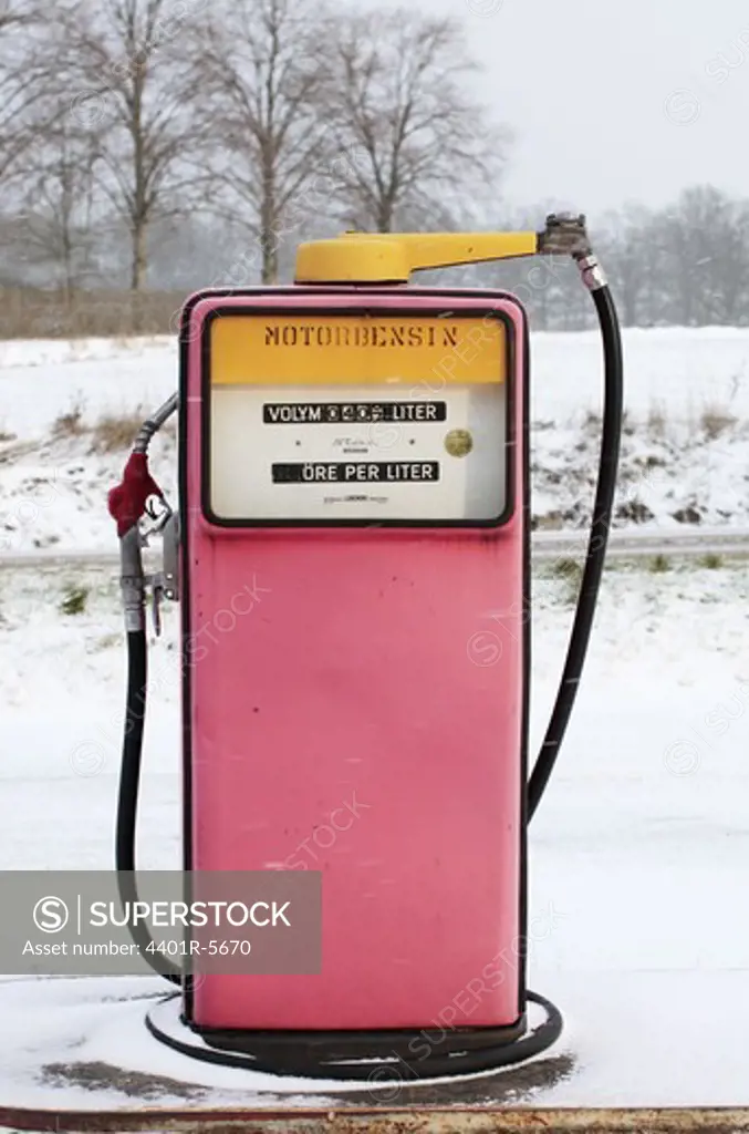 A petrol station, Smaland, Sweden.