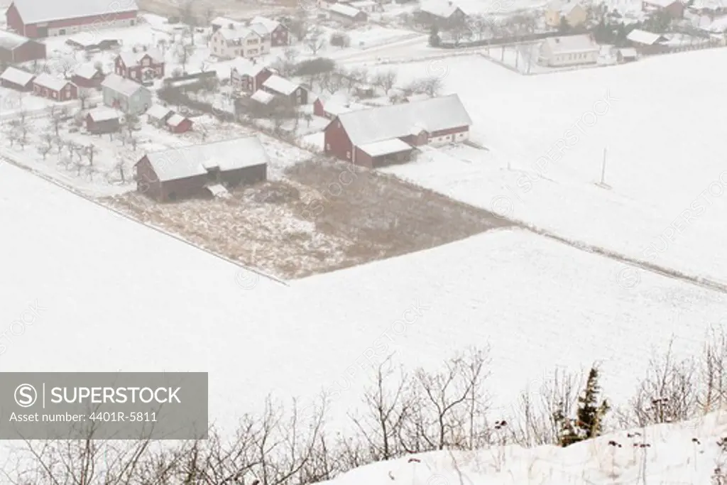 A farm on the countryside, Ostergotland, Sweden.
