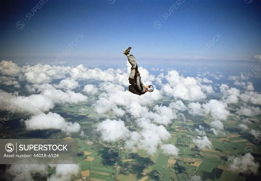 A parachute jumper, .