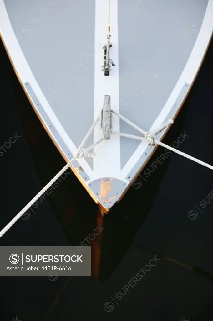 Detail of a sailing boat, Sweden.