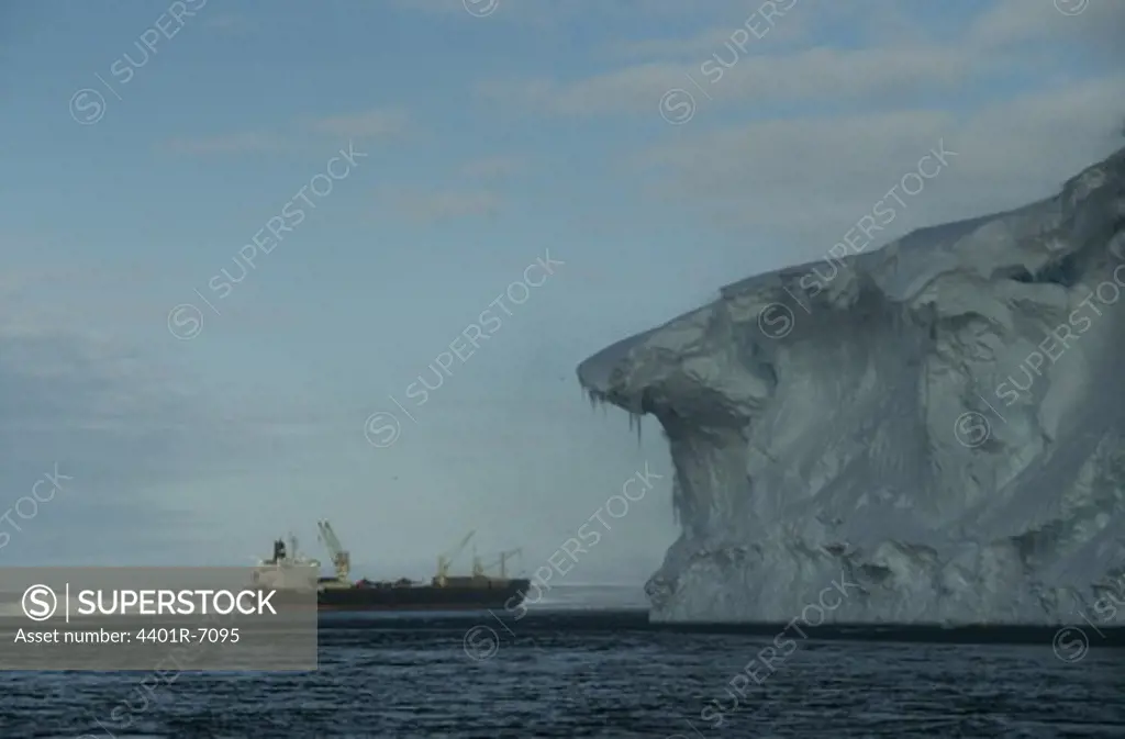 A ship, the Antarctic.
