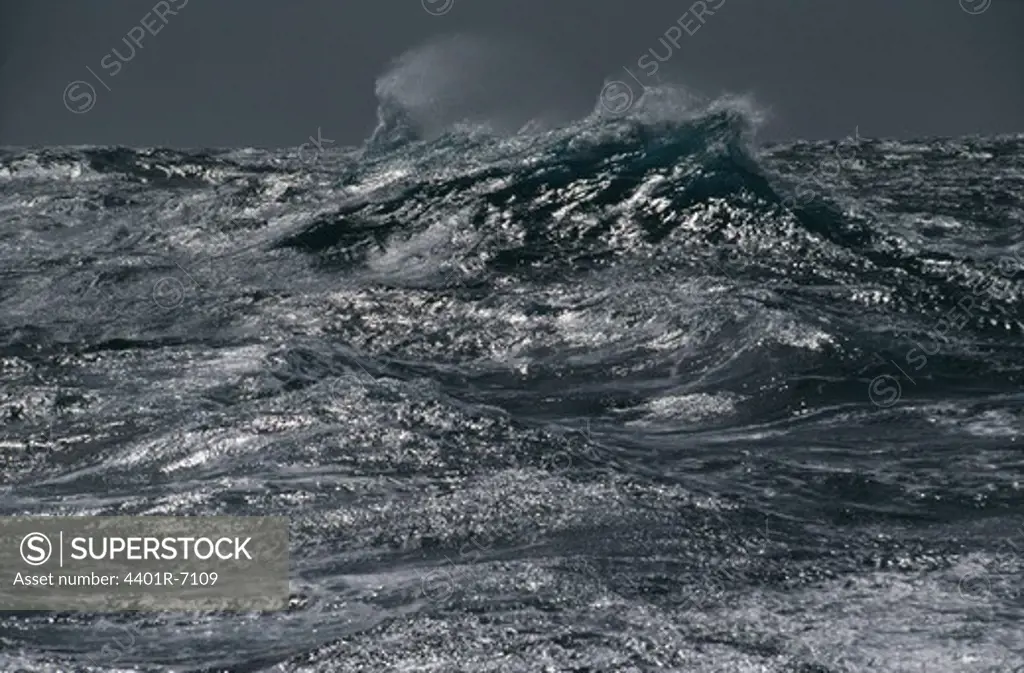 Turbulent ocean, Drake Passage.