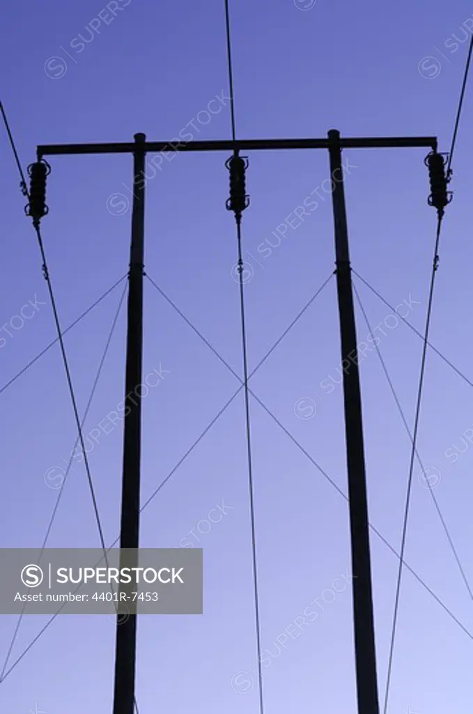 Power-line pylon, Sweden.