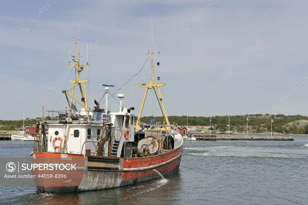 A fishing-boat, Gothenburg archipelago, Sweden.