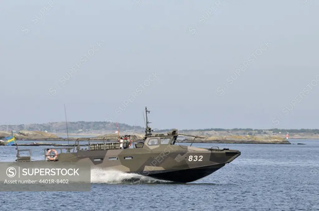 Combat Boat 90, Gothenburg archipelago, Sweden.