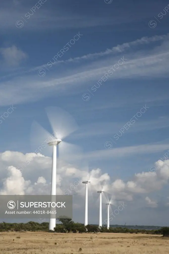 Wind turbines, Gotland, Sweden.