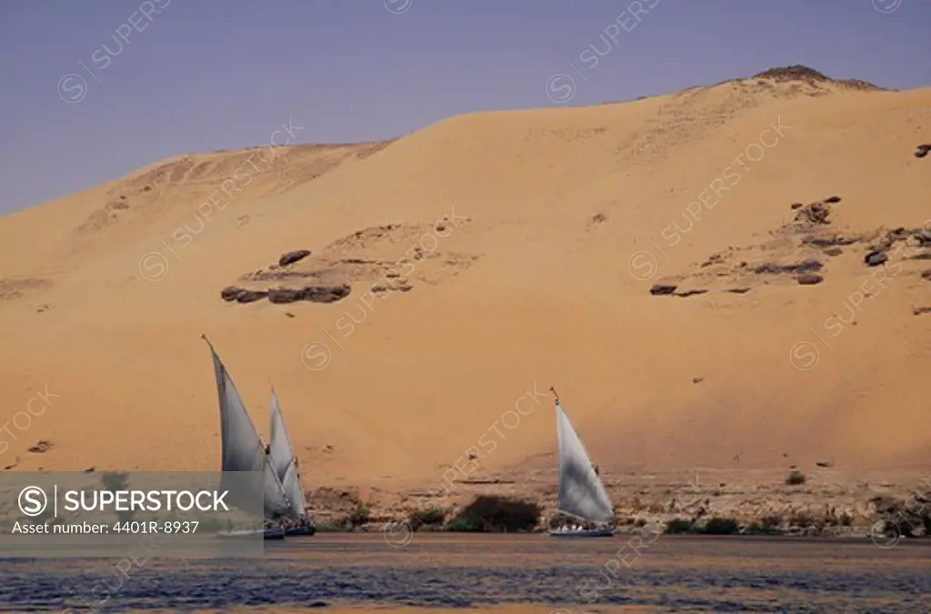 Sailing Boats on Nile