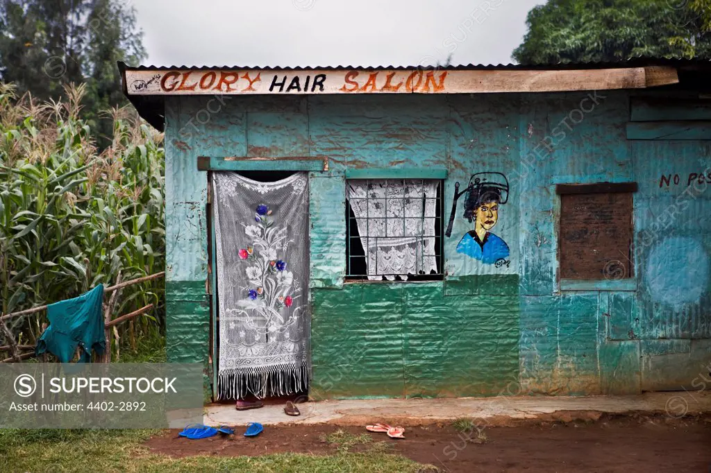 Glory Hair Salon, outskirts of Nairobi, Kenya