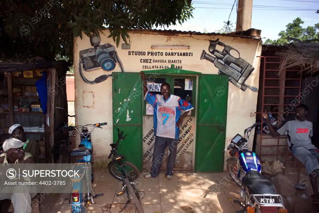 A photography shop between Ségou and Bamako, Mali