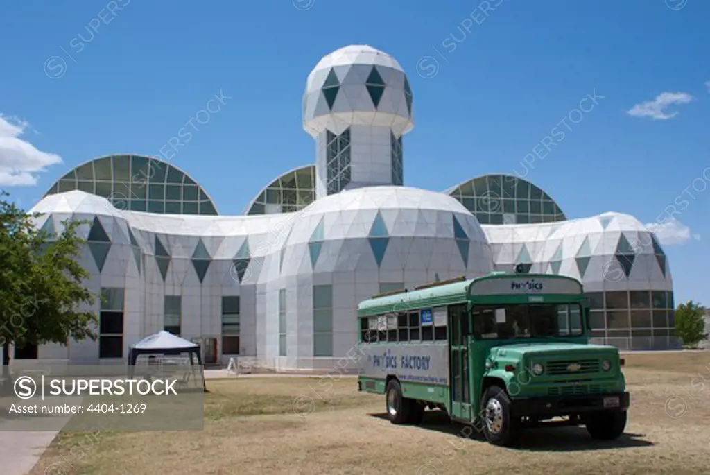 USA, Arizona, Tucson, Biosphere 2, Physics Factory educational bus