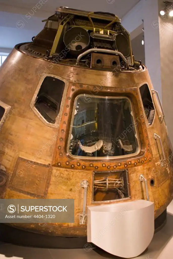 UK, London, Science Museum, Apollo 10 command module