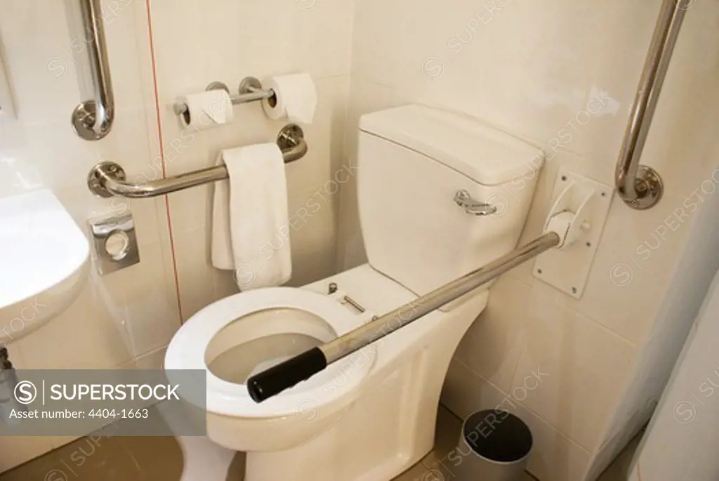 Toilet for disabled people