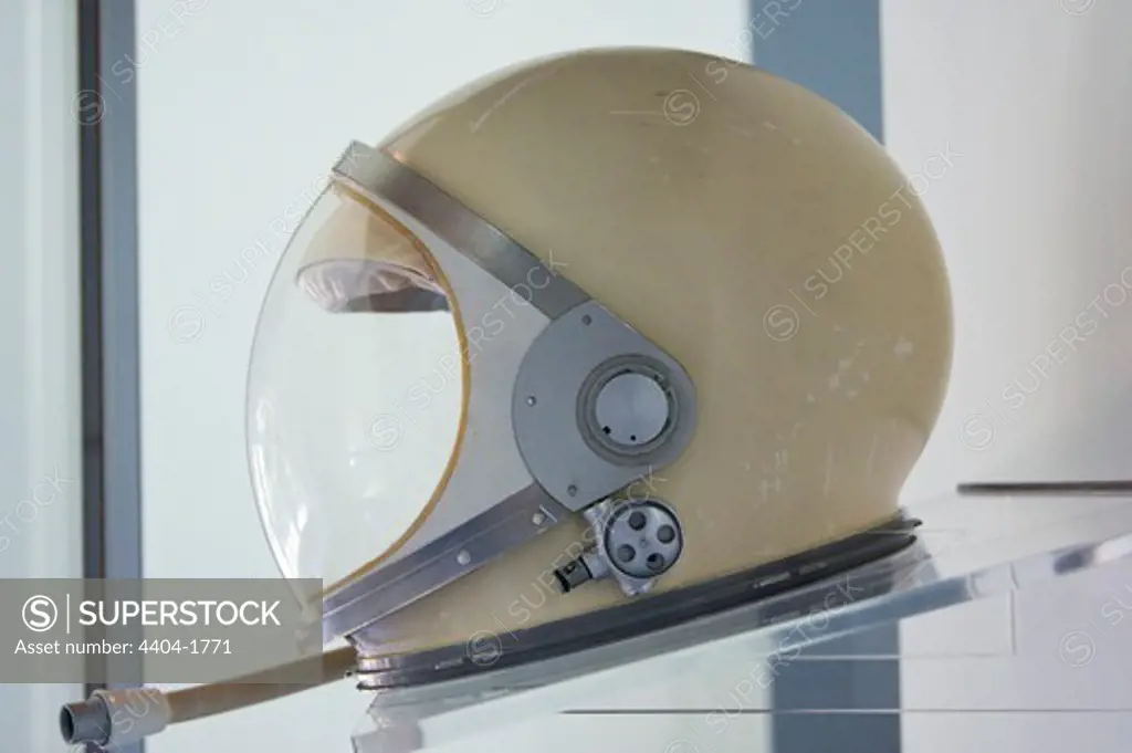 USA, California, Los Angeles, California Science Center, Mercury spacesuit helmet