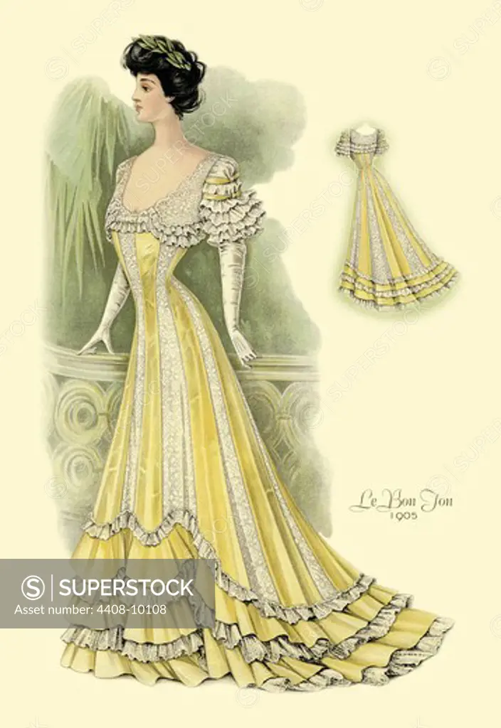 Bon Ton: Sunshine Ruffles, L'Art De La Mode Early 20th Century American Dresses