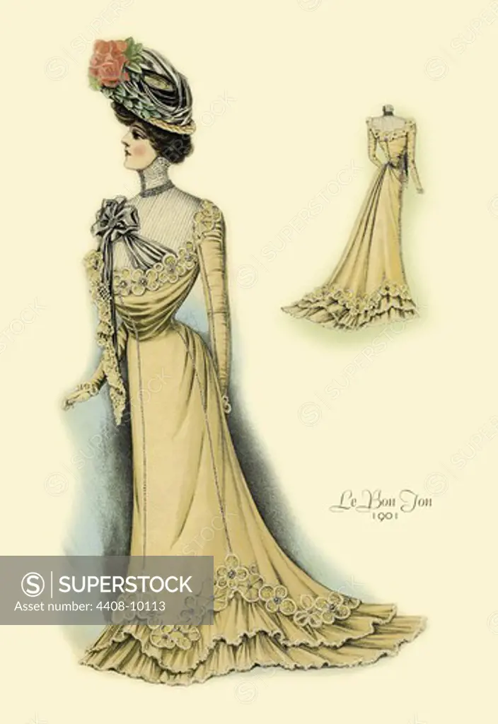Bon Ton: In Gold, L'Art De La Mode Early 20th Century American Dresses