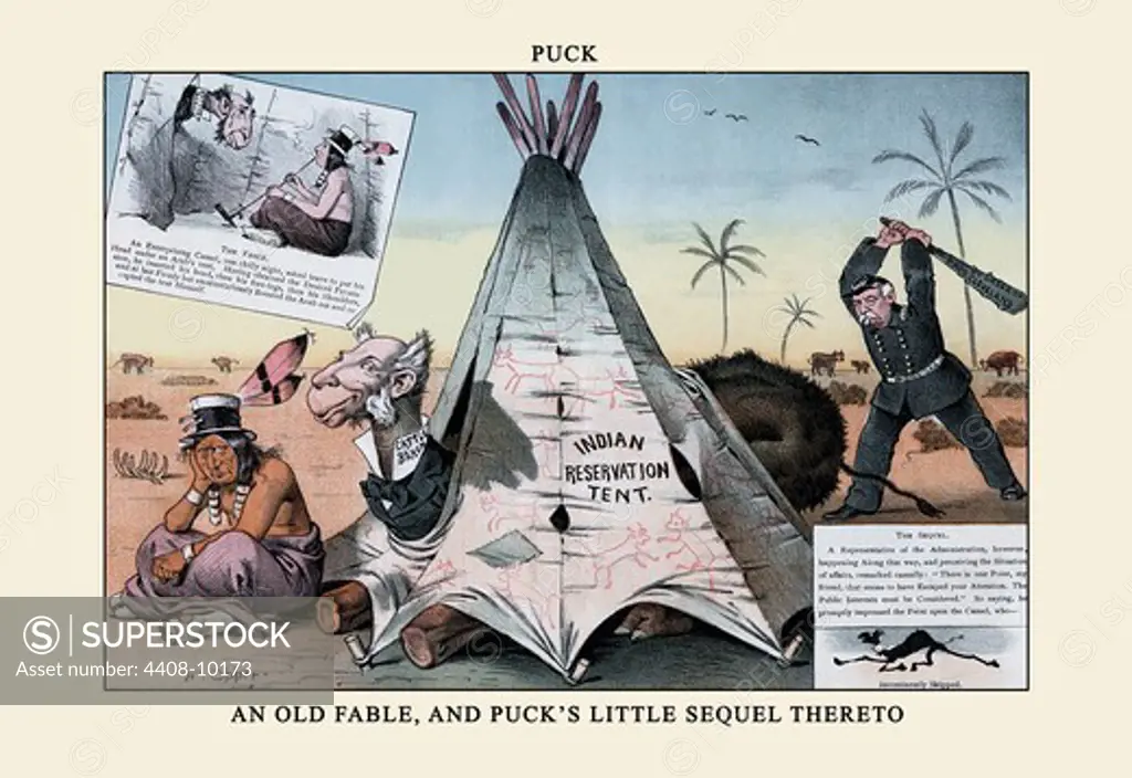 Puck Magazine: An Old Fable, Puck Magazine