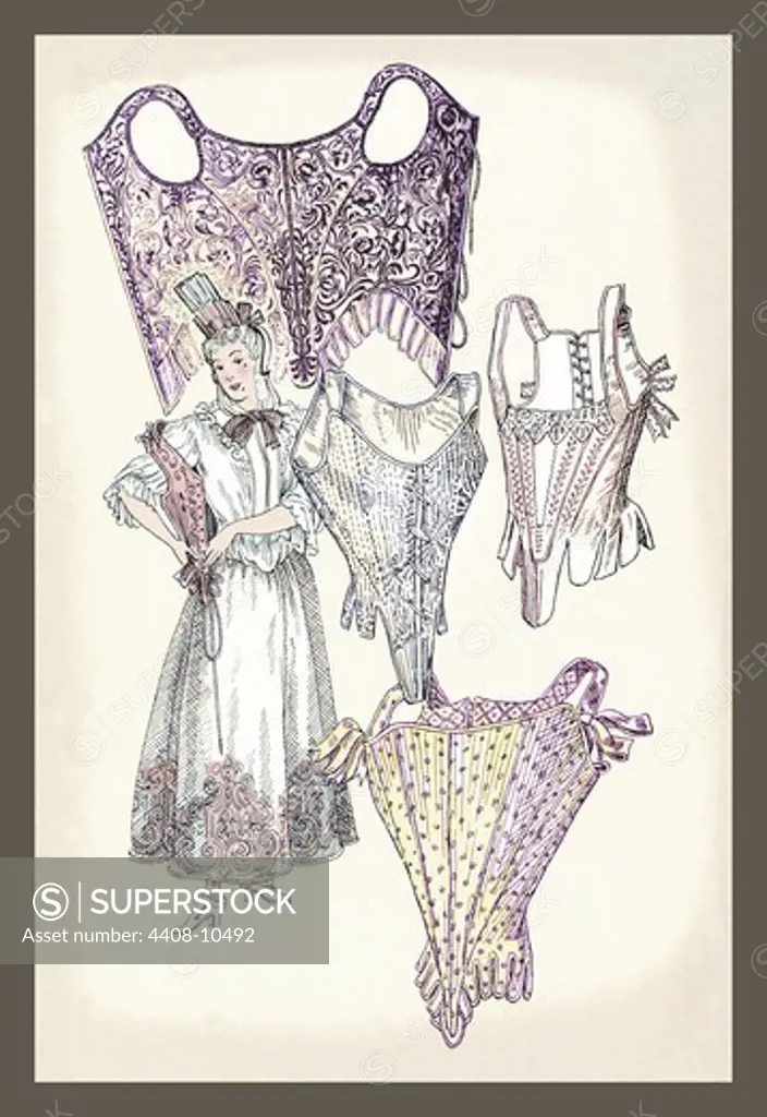 Whalebone Introduced, History of Corsets