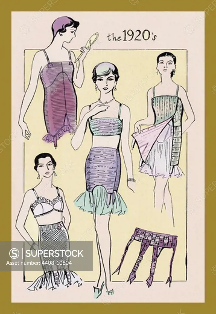 Flapper's Girdle, History of Corsets