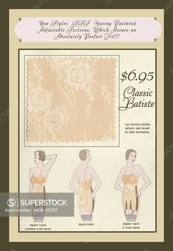 Classic Batiste, History of Corsets