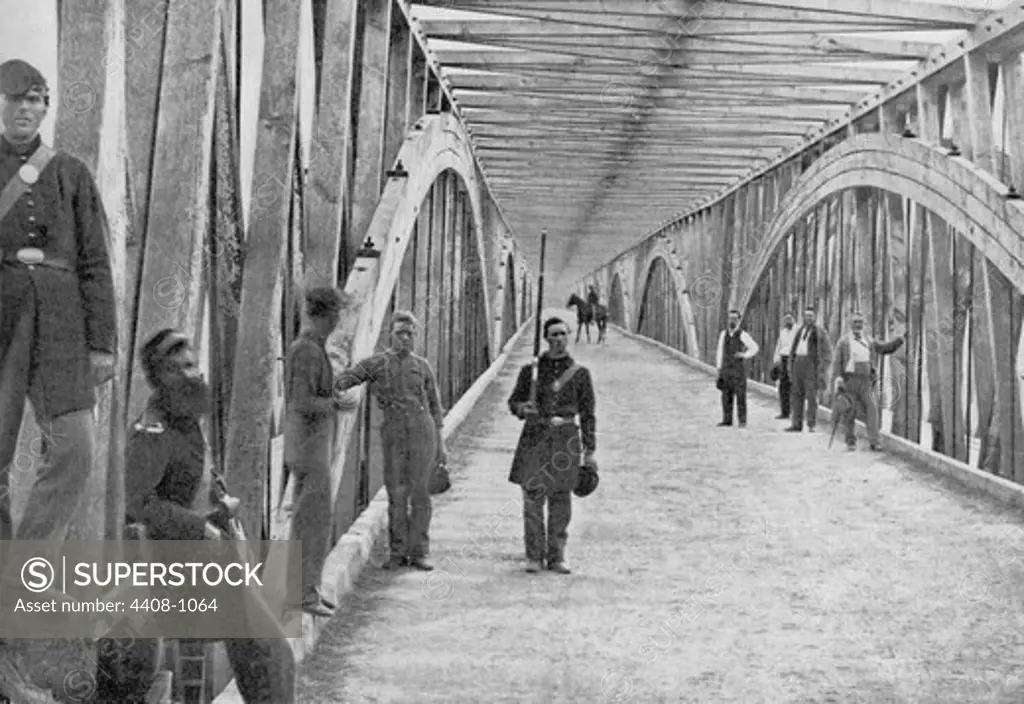 Chain Bridge, Civil War - USA