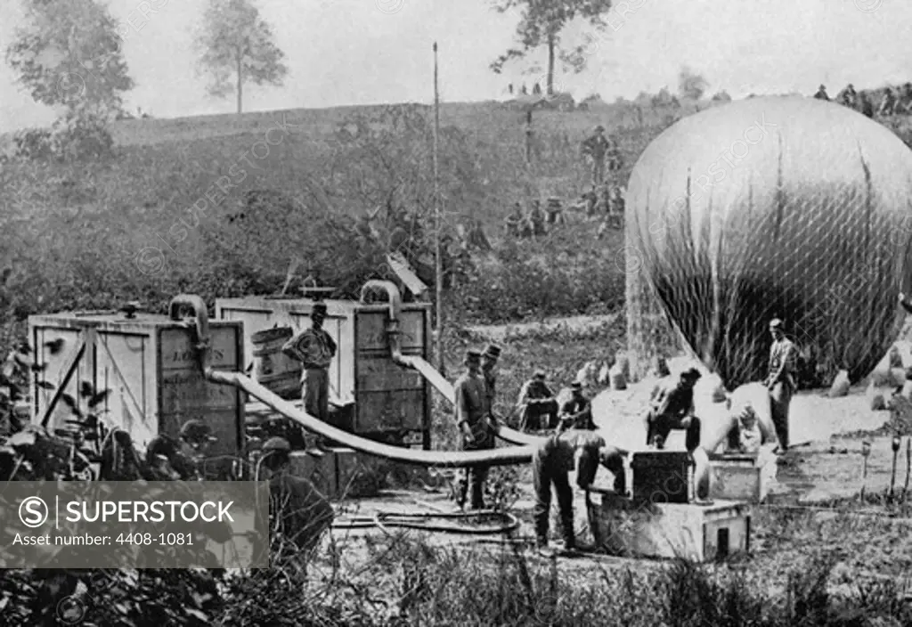 Observation Balloon Intrepid, Civil War - USA
