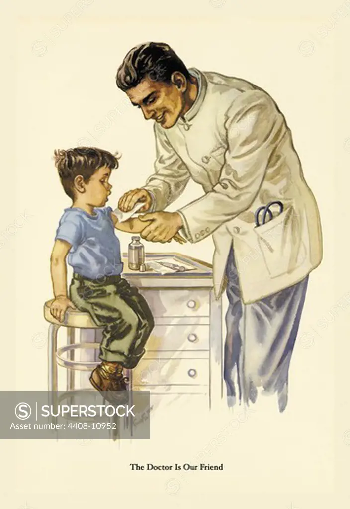 Doctor is Our Friend, Christian Illustration