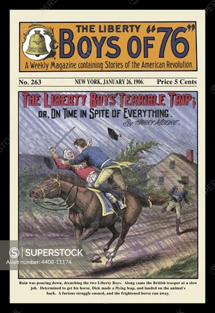 Liberty Boys of ""76"": The Liberty Boys' Terrible Trip, Victorian Children's Literature - Liberty Boys