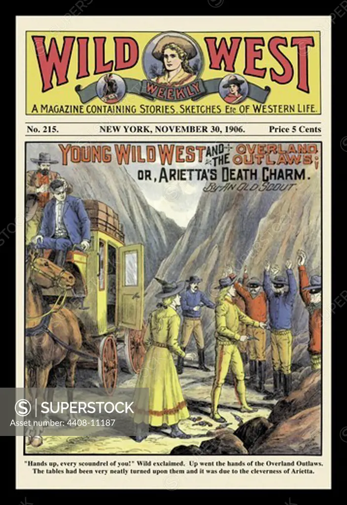Wild West Weekly: Young Wild West and the Overland Outlaws, Wild West