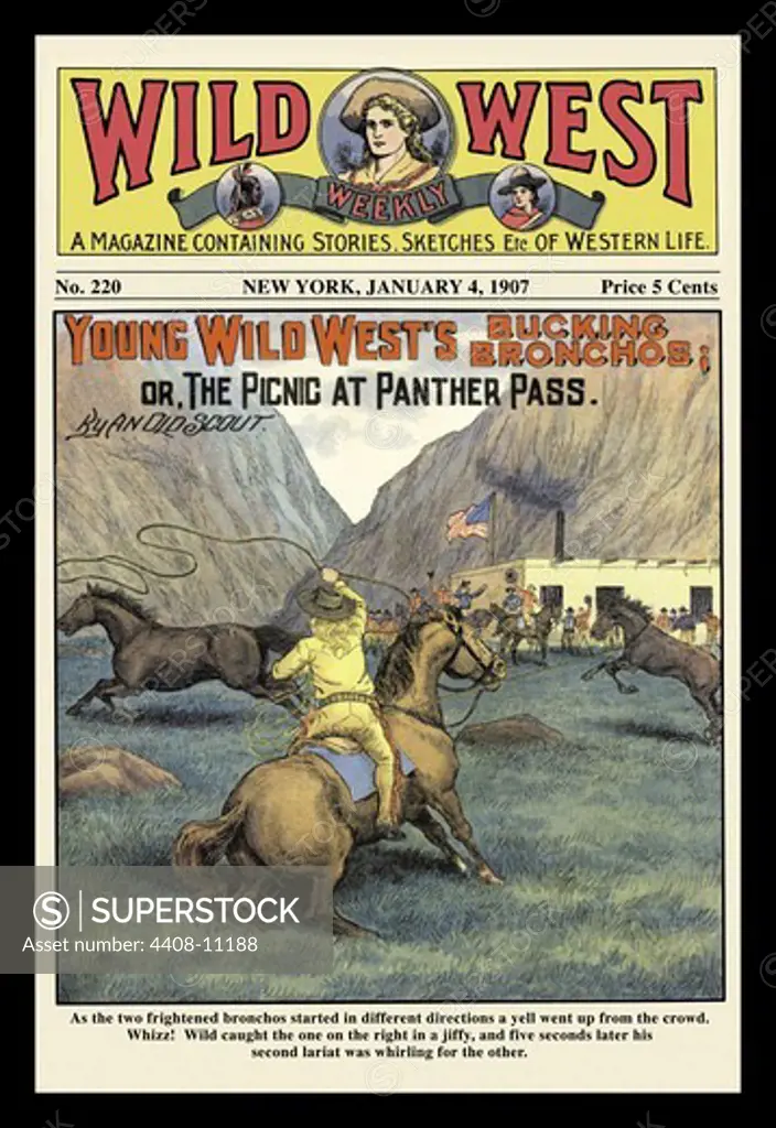 Wild West Weekly: Young Wild West's Bucking Broncos, Wild West