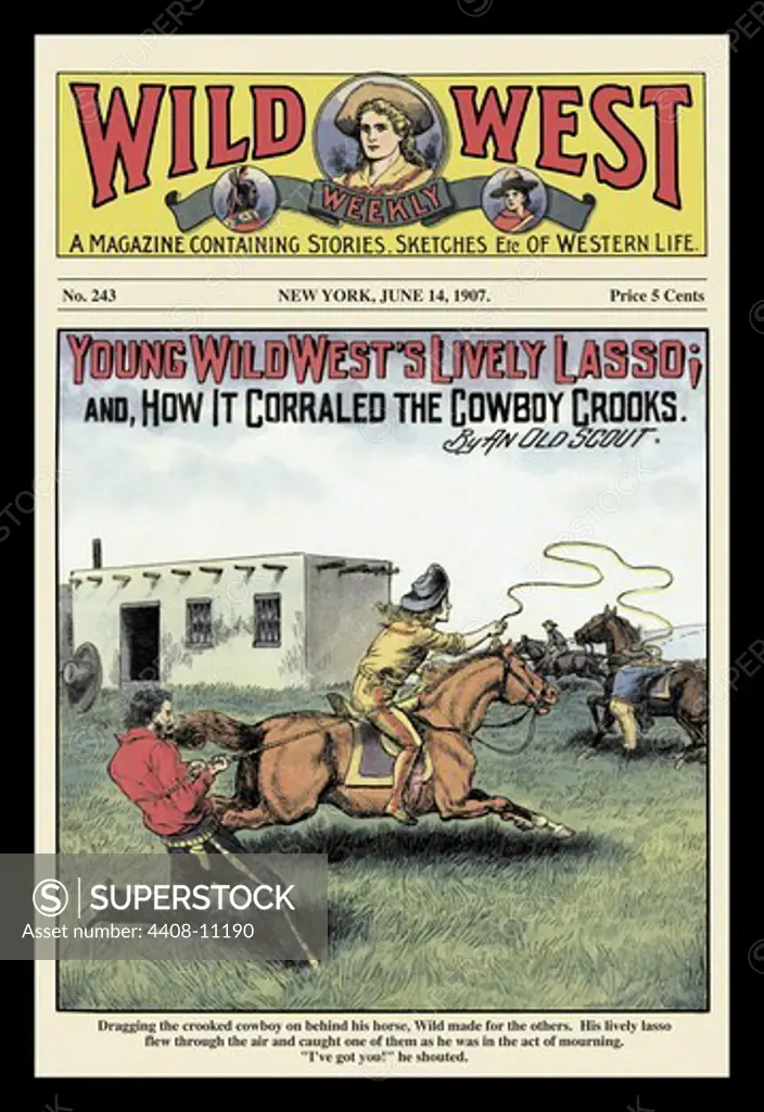 Wild West Weekly: Young Wild West's Lively Lasso, Wild West