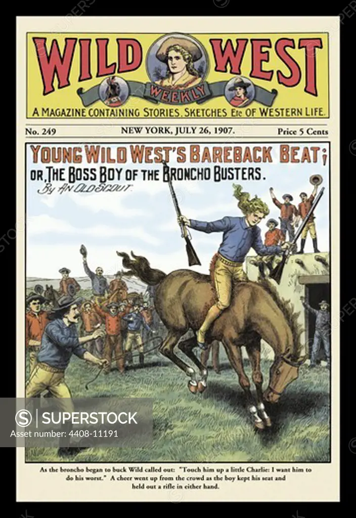 Wild West Weekly: Young Wild West's Bareback Beat, Wild West