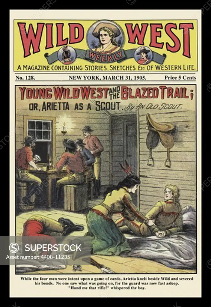 Wild West Weekly: Young Wild West and the Blazed Trail, Wild West