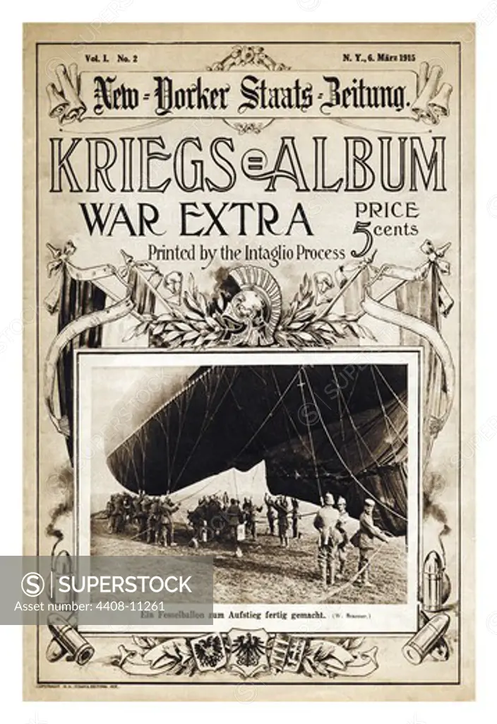 Kriegs Album: War Extra, Hot Air Balloons & Derigibles