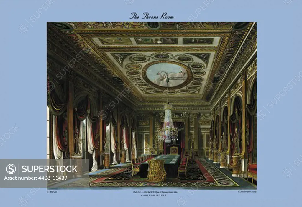 Throne Room - Carlton House, British Manors