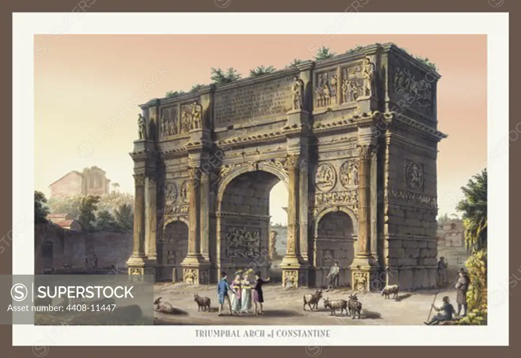 Triumphal Arch of Constantine, Classical Stone Ruins