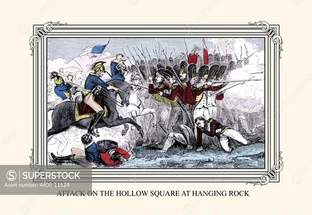 Attack on the Hollow Square at Hanging Rock, American Conflicts