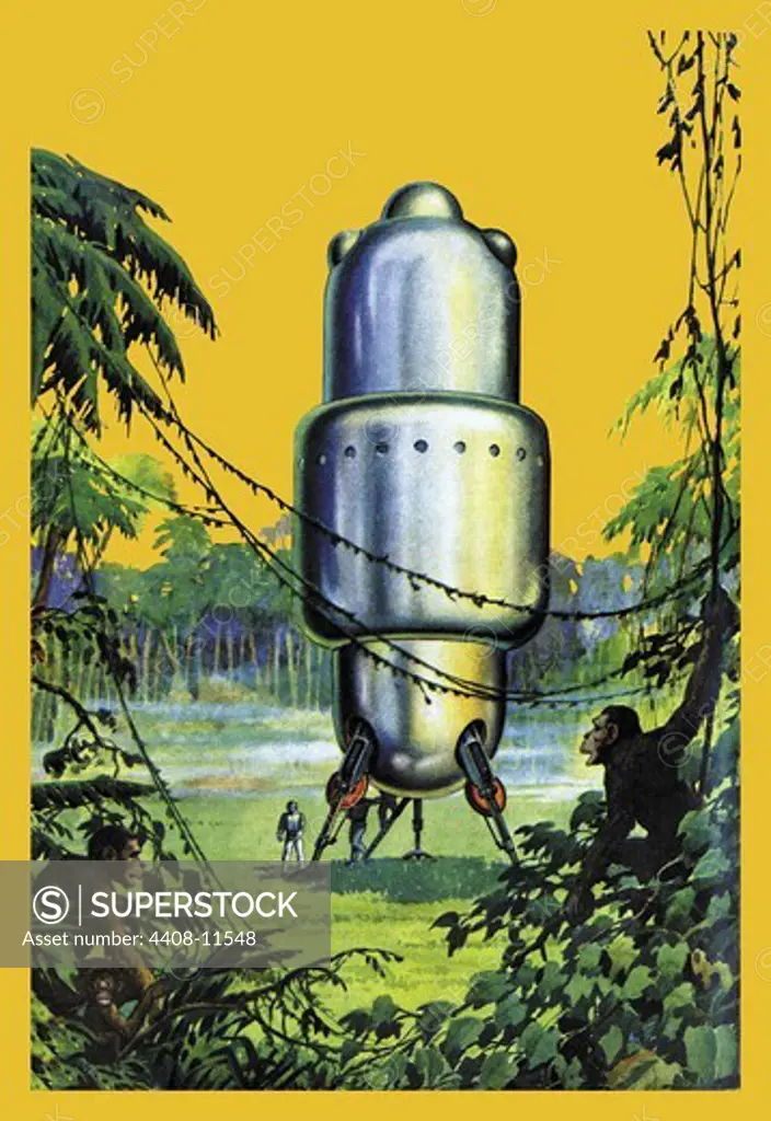 Spaceship in the Jungle, 1940's Visions of the Future