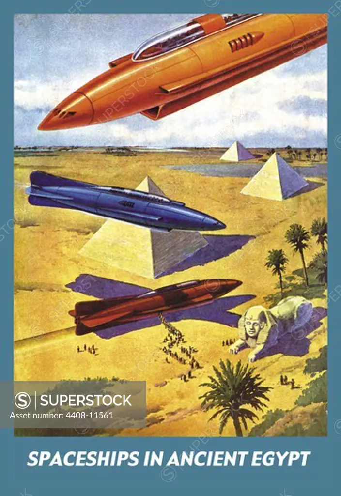 Spaceships in Ancient Egypt, 1940's Visions of the Future