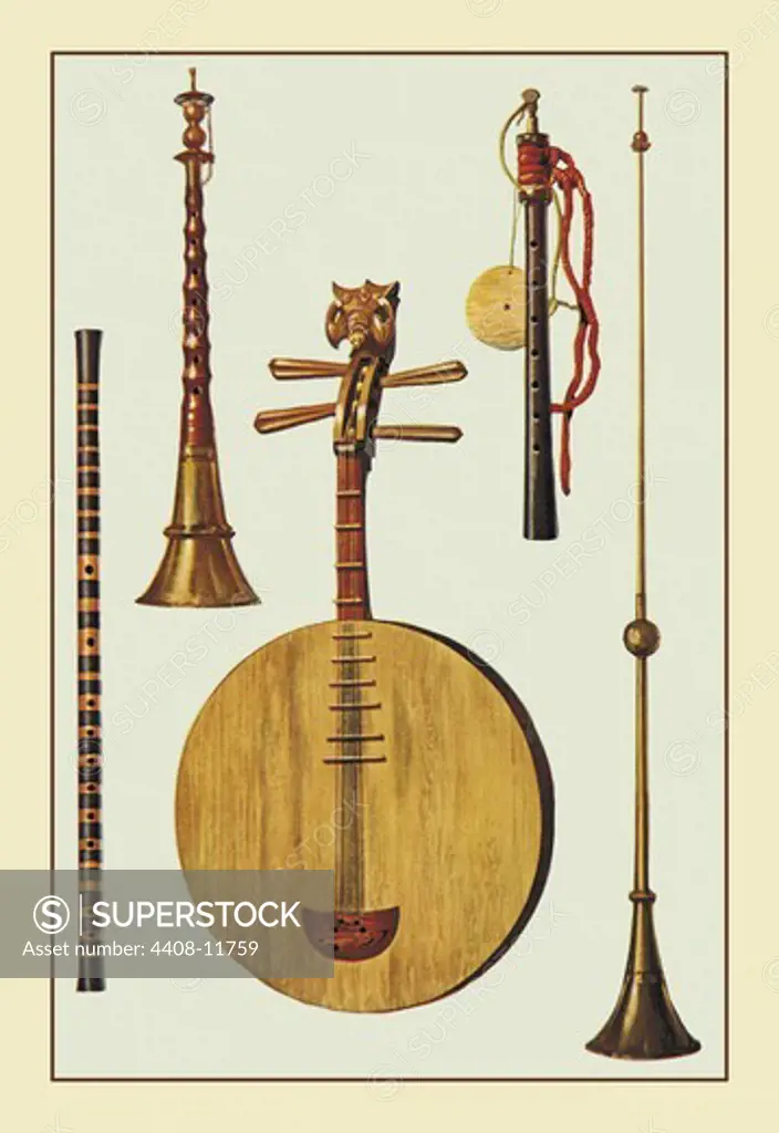 Chinese and Japanese Instrumnets, Musical Instruments
