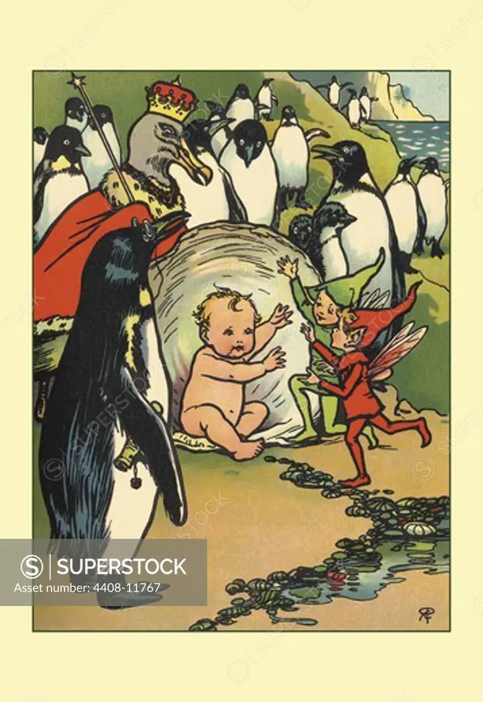 Fairies, Penguins and a Baby, Rosa Petherick
